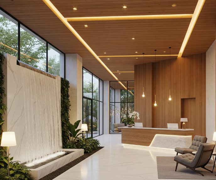 Main office welcome lobby