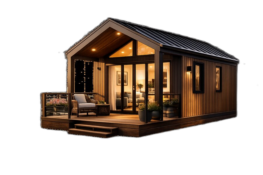 One-bedroom creekside cottage